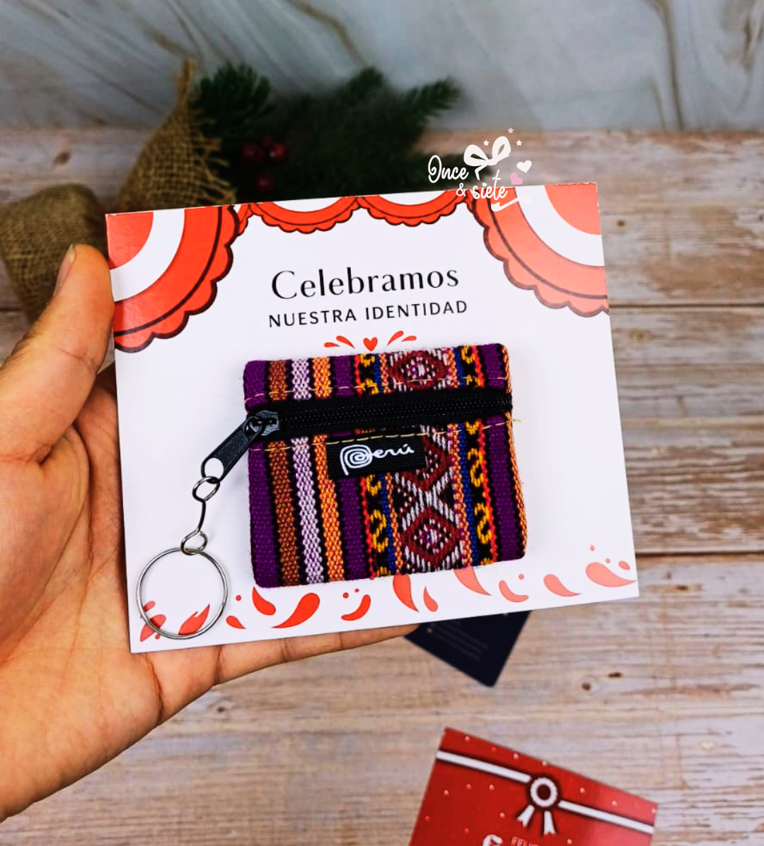 4 Monedero artesanal Peruano